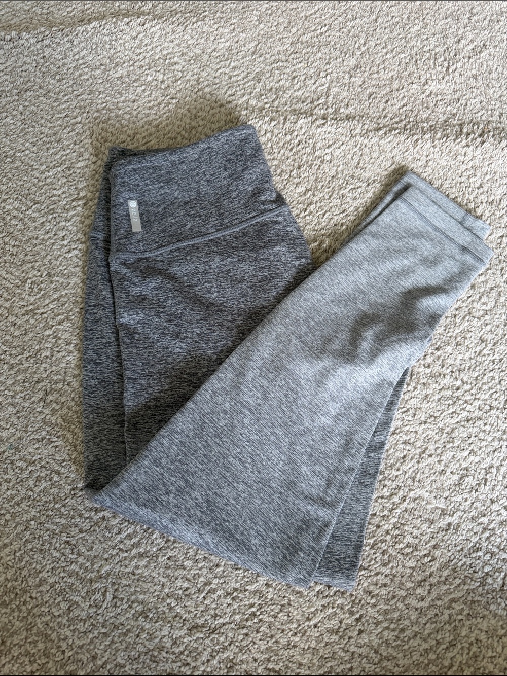 Zella gray ombré leggings Small